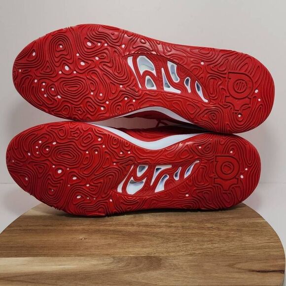 NIKE KD15 KD 15 TB KEVIN DURANT UNIVERSITY RED-WHITE DO9826-600 MEN’S SZ 18 - Picture 8 of 10